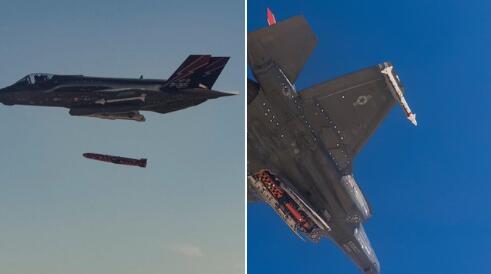 F-35隐身喷气式飞机测试首次发射了第五代挪威精确制导导弹