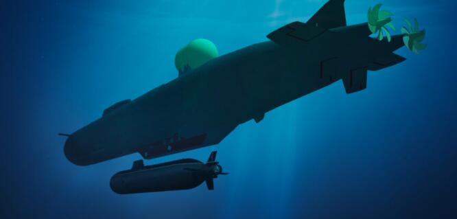 海军瞭望台分享俄罗斯秘密潜艇的渲染图