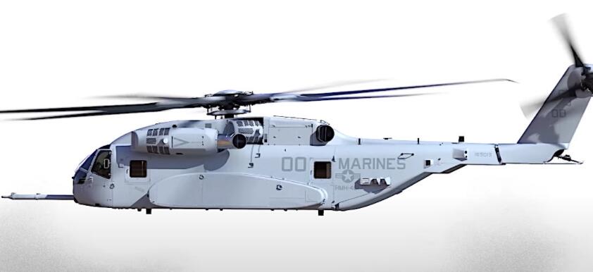 CH-53K King Stallion是西科斯基制造的重型货运直升机