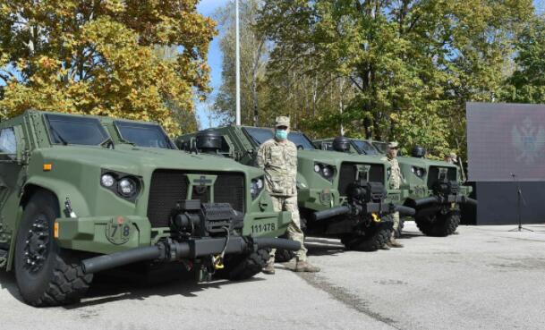 黑山接收第一辆联合轻型战术车