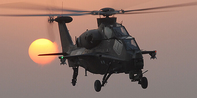 直十武装直升_武装直升飞机制造过程_中国武装飞机护航