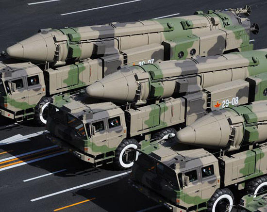 
图为东风21D导弹，中国究竟有什么武器装备能够让美国心服口服？
