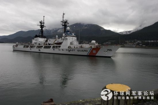 美海岸警卫队传奇级国土安全舰在中国黄海海域部署