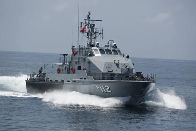 泰国皇家海军钻井平台船员称附近有一艘货船在附近漂流