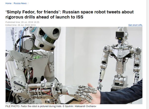 俄罗斯工业机器人化落后于很多国家但还是有机会进入领先者俱乐部