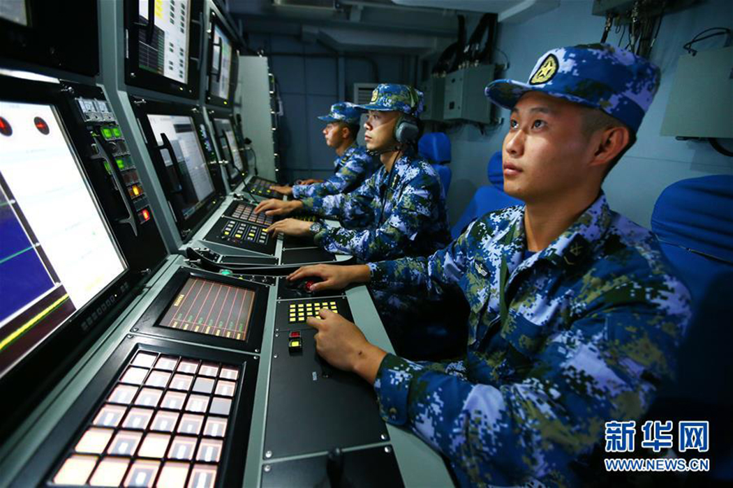 中国海军首支“电磁蓝军”部队亮相渤海某军演(图)