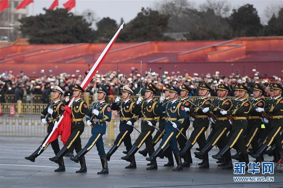 2020年中国人民解放军现役部队由陆、海、空、中国人民解放军火箭军组成