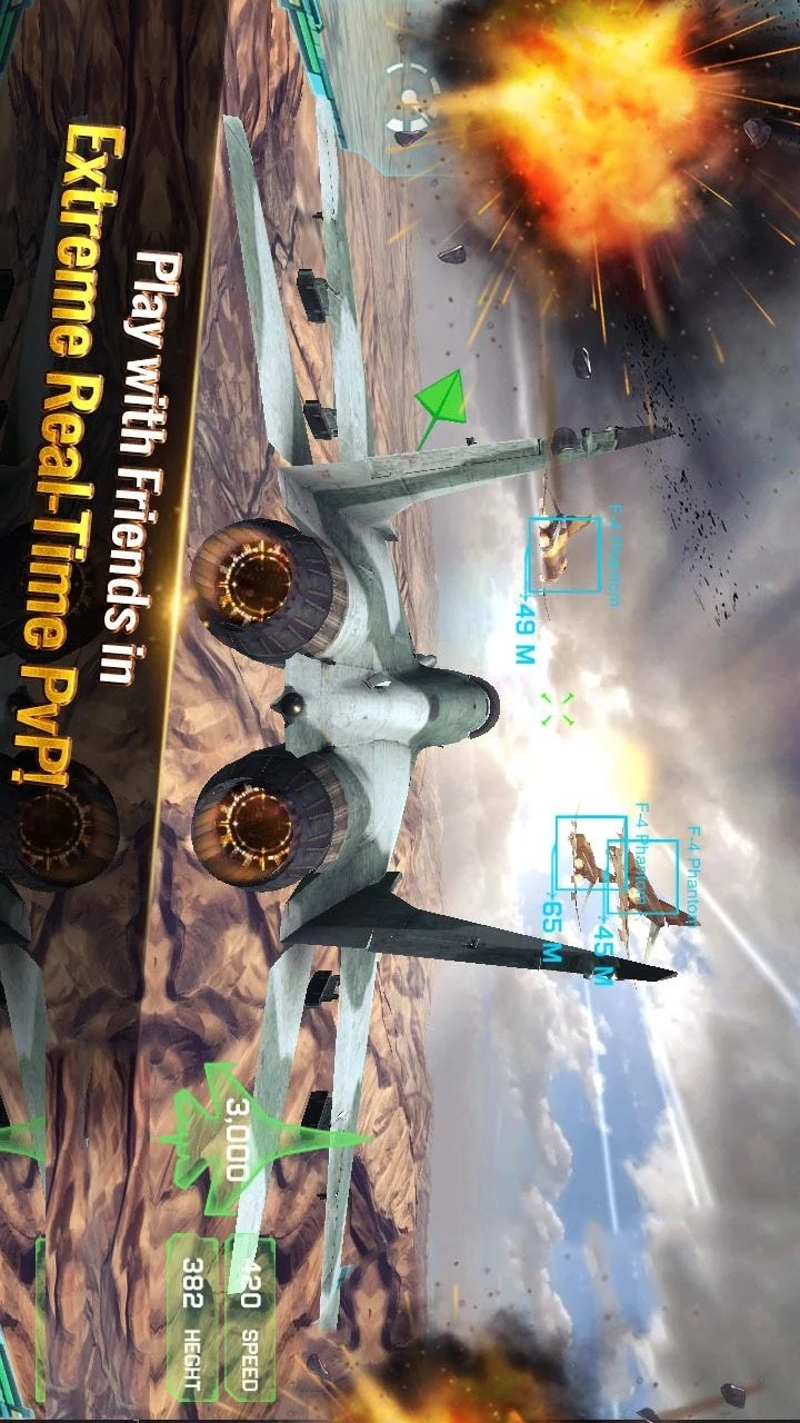 
《皇牌空战7：突击地平线》与《hawx2》的不同空战有点